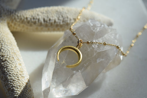 Dainty Crescent Necklace