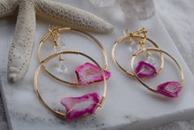 Slice Earring - Fuchsia